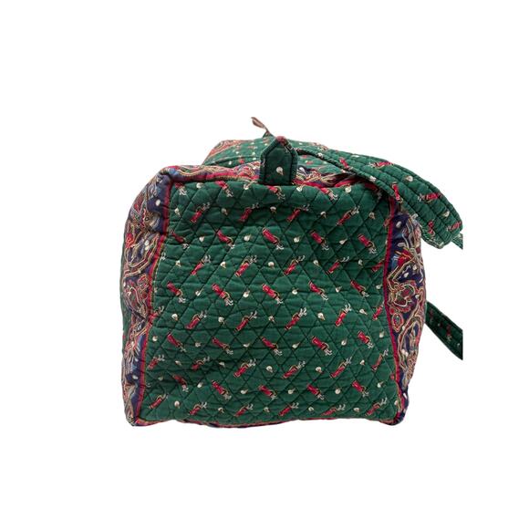 Rare Vera Bradley Vintage Golf Print Extra Large Duffel Bag Made in USA - Picture 9 of 11
